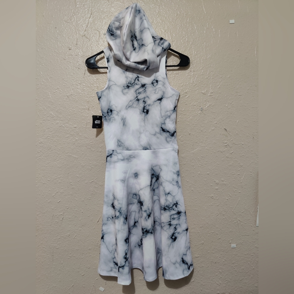 Disney Star Wars Marble Stormtrooper Hooded Dress - Juniors - Picture 7 of 10